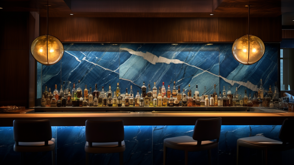 Stunning Restaurant and Bar Tiling by Uni Tile Landers Inc.